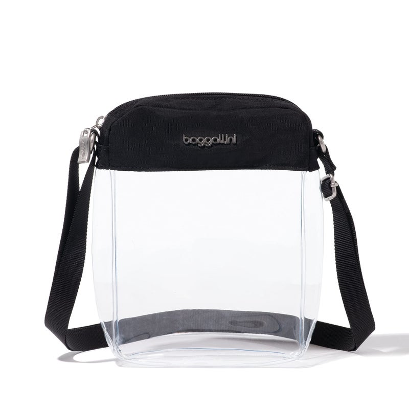 Baggallini womens Stadium Clear Bryant crossbody, Black, One Size US - Image 1